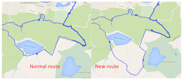 route new on braes